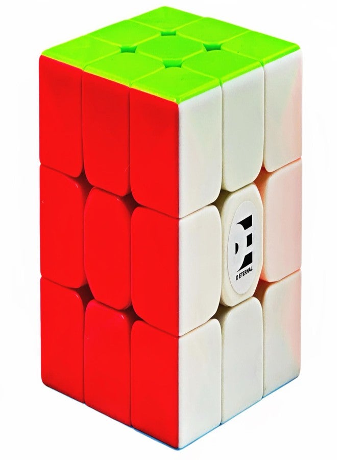 D ETERNAL Cube 3x3 High Speed Stickerless Magic Puzzle & Cube 3 by 3 Lube Oil Lubricant Combo Set (3x3+Lube) - Image 2